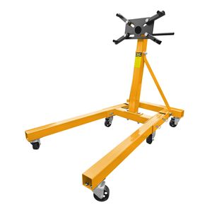 Supporto per Motore di Moto Resistente con Capacità di 900 kg, Rotazione a 360 Gradi e 6 Ruote, Strumento per Riparazione Auto - Product Image 1