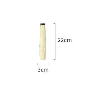 Paraguas Japonés Plegable Triple Ultraligero Transparente Tipo Pluma, Paraguas Lápiz Ligero para Sol y Lluvia - Product Image 2