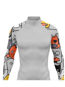 Commande en gros de chemises de compression à manches longues pour femmes, imprimées numériquement, pour le MMA - Product Image 6