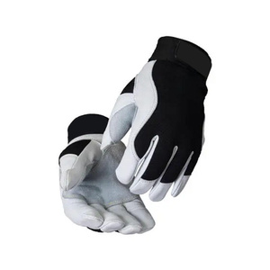 Guantes de Mecánico de Piel de Cabra al por Mayor con Forro de Spandex y Aramida en la Parte Posterior, Resistentes al Calor y a las Chispas, Guantes Duraderos para Jardinería - Product Image 5