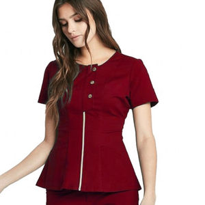 Uniformes Médicos para Enfermeras – Elegantes Uniformes Médicos de Manga Corta, Transpirables y a la Moda, Tallas XS-6XL - Product Image 1