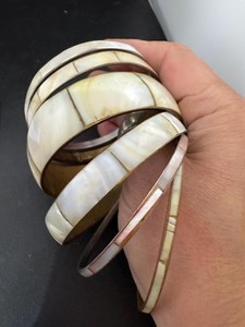 India Fashion Bangles Resin with <b>Metal</b> Bangle Set Fashion Jewelry & Accessories Handmade Direct Factory Sale - Product Image 4