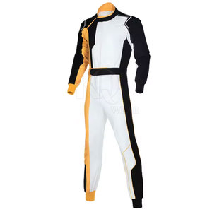 Combinaison de course automobile professionnelle pour pilotes, respirante, légère, en polyester/nylon, personnalisable, idéale pour le karting et les courses sur circuit - Product Image 4