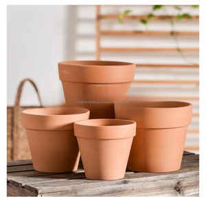Wholesale Eco-Friendly Terracotta Succulent <b>Flower</b> <b>Pots</b> 2"-10'' Inch Home Garden Decor - Product Image 1