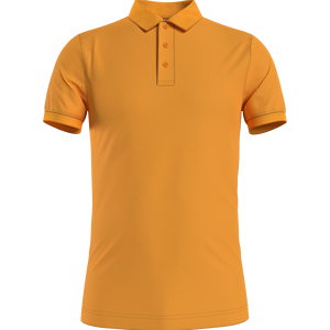 Polo homme en polyester et coton, uni, vierge, prix usine, personnalisable avec logo brodé ou imprimé - Product Image 1