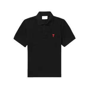 卸売カスタマイズデザインとロゴ高品質綿パフプリント刺繍Tシャツ男性用100% 純綿