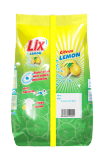 Lessive en poudre au citron 3kg – Détachant puissant, parfum frais – Vente en gros - Product Image 3