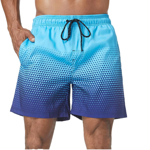 Shorts de Baño para Hombre, Estampado por Sublimación con Logotipo Personalizado, Casuales, Sólidos, de Secado Rápido, para Natación, Playa y Fitness - Product Image 1