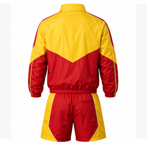Ensemble de veste softshell pour homme, à blocs de couleur, résistante à l'eau, coupe-vent à capuche, vêtements d'extérieur, coupe régulière, toutes saisons - Product Image 6