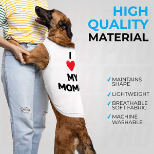 T-shirt personnalisé pour chien, design de t-shirt pour chien personnalisé avec votre logo, texte ou photo imprimée, vêtements pour animaux de compagnie, chiens de petite, moyenne et grande taille - Product Image 2