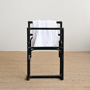 Juego de accesorios de baño de ratán hecho a mano, toallero de baño, organizador de baño de Vietnam - Product Image 5
