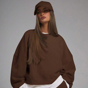 women tracksuit loose fit cotton polyester jogger <b>pants</b> breathable stretch gym fitness wear sportswear set - Product Image 1