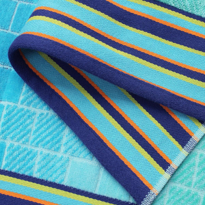 <b>Extra</b> <b>Large</b> Eco-Friendly Luxury Modern Turkish Tropical Double-Sided Quick-Dry Breathable Sports Microfiber Beach Towel Striped - Product Image 6