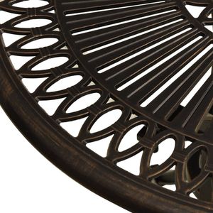 24.4 da tavolo da giardino in alluminio fuso bronzo "x 24.4" x 25.6 "mobili da esterno - Product Image 4