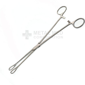 Pinces à éponges et tissus Foerster de qualité supérieure en acier inoxydable de qualité chirurgicale, à dents fendues et dentelées - Product Image 3