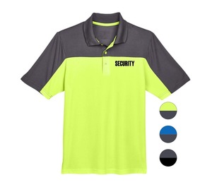 Personalizado al por mayor de seguridad táctica de alta calidad negro liso manga corta hombre y mujer Polo camiseta - Product Image 2
