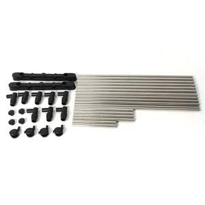 Appendiabiti a doppia barra in argento con ripiano per scarpe, allungabile verticalmente e orizzontalmente per l'asciugatura, elegante e pratico - Product Image 6