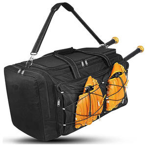 Sac de sport et de voyage portable Bagnex OEM grande capacité, style baseball, 600D, 50-70L, avec roulettes et sangle - Product Image 1