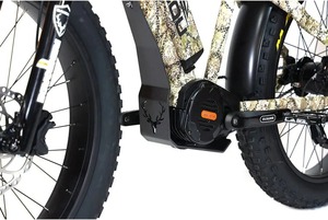 Bicicleta eléctrica de caza de 1000W con tracción en las cuatro ruedas, 48V, neumáticos gruesos, todoterreno, con suspensión completa, para nieve, arena y senderos. - Product Image 6