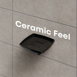 Porte-savon carré surdimensionné de luxe en verre avec support mural en laiton, plateau amovible pour économiser le savon, idéal pour salle de bain principale - Product Image 3