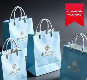 Eco-Friendly Premium <b>Paper</b> Boutique <b>Bags</b> with Custom Logo Printing Luxury Custom <b>Paper</b> <b>Carrier</b> <b>Bags</b> for Clothing and Gift - Product Image 1