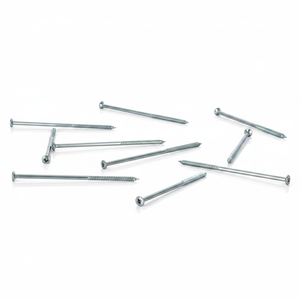 Tornillos parciales de cabeza ranurada de acero al carbono con doble extremo zincado, grado industrial PDC, pulgadas/métricos, para madera, Clase 4.8 6.8 - Product Image 3