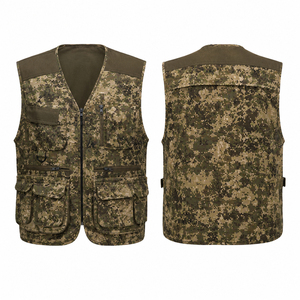 Chaleco de Caza de Invierno con Estampado de Camuflaje Personalizado, Ropa Exterior de Lona Impermeable y Transpirable con Múltiples Bolsillos - Product Image 1