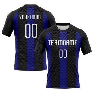 Turquoise <b>Soccer</b> Jersey And Shorts Set With Blue Stripes Polyester Material Sports Game Uniform - Product Image 4