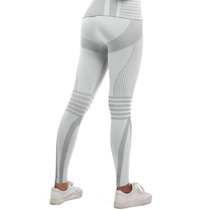 Wholesale Custom High Waisted Sports Workout Yoga Pants <b>Leggings</b> for Women Soft Polyester Gym Fitness <b>Leggings</b> <b>With</b> <b>Pockets</b> - Product Image 4