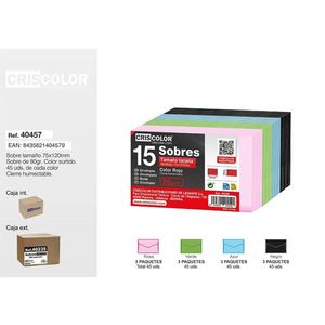 Sobres de Papel de 75x120 mm, Atractivos y Elegantes para una Comunicación Eficaz - Product Image 1