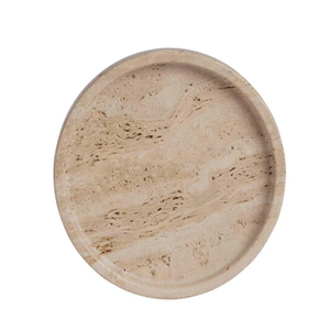 <b>Travertine</b> Pedestal Bowl Stone Fruit Bowl Modern Centerpiece Bowl Decorative Coffee <b>Table</b> Decor Minimalist <b>travertine</b> bowls - Product Image 4