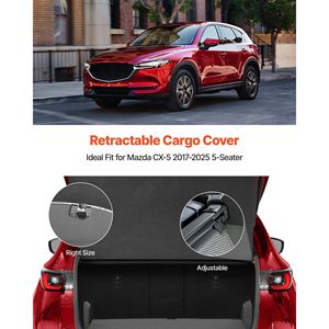 Aggiornare facilmente la copertura retrattile in fibra di carbonio per Mazda CX-5 2017 2025 Anti-sbirciatura per la Privacy dei bagagli 5 posti - Product Image 2