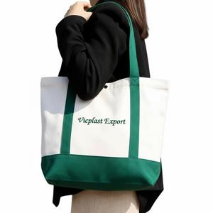 Bolsas de Tela de Algodón Orgánico con Logotipo Personalizado, Bolsas de Compra Grandes de Lona en Blanco Reciclables y Ecológicas, Regalos Promocionales - Product Image 2