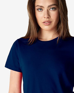 Camiseta de jersey con estampado navideño para mujer, camiseta con logotipo, gráfico de moda, informal, ajuste regular, para todas las estaciones, Top estético de moda - Product Image 2