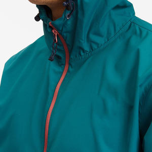 <b>Men</b> Windproof Hooded <b>Jacket</b> Color Blocking Zipper Casual Spring Lightweight Polyester Outdoor Sportwear Coat - Product Image 6