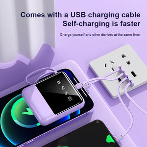 <span class=keywords><strong>Power</strong></span> <span class=keywords><strong>Bank</strong></span> Portabel 10000mAh dengan Logo Kustom, Pengisian Cepat, <span class=keywords><strong>Output</strong></span> USB Ganda, Antarmuka Input Tipe-C 10W - Product Image 6