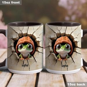 Tasse à café ou à thé personnalisée en céramique par sublimation Khadim Handicrafts, avec photo, logo ou texte imprimé, compatible micro-ondes et lave-vaisselle - Product Image 4