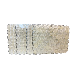 Salvamanteles Artesanal con Incrustaciones de Concha, Decoración Boho para Mesa de Boda, Base de Nácar Natural para un Toque Tropical - Product Image 2