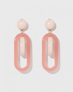 Boucles d'oreilles à clip en résine époxy faites à la main, coupe ovale, bijoux de fête classiques pour femmes - Product Image 2