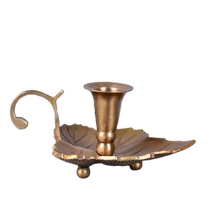 High Selling Handmade Alem Copper Candle Holder Home Decoration Candle Stick Candlestick Vintage <b>Candelabra</b> - Product Image 2
