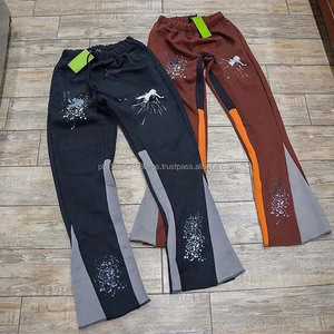 Mode féminine nouveau Design respirant jambe large pantalons de survêtement décontracté ample pleine longueur pantalon évasé - Product Image 2