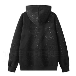 Sudadera con Capucha de Lujo para Hombre con Cristales y Pedrería, Mezcla de Algodón Premium, Estilo Casual y Urbano a un Precio Razonable - Product Image 2