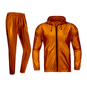 Traje de Sauna con Capucha Naranja Personalizado para Hombre, Traje Deportivo para Pérdida de Peso, Gimnasio, Fitness, Entrenamiento, Venta al Por Mayor - Product Image 6
