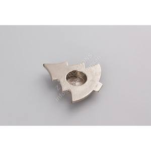 Candelabro de Metal con Forma de Árbol de Navidad, Adorno Navideño, Artesanía Metálica, Portavelas con Diseño de Pino - Product Image 1