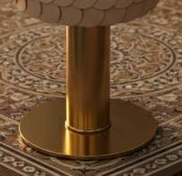 Wholesale Mother of Pearl Texture <b>Bakhoor</b> Burner Gold Metal Base <b>Oud</b> Incense Holder Bulk Luxury Arabian Mabkhara Ramadan Decor - Product Image 6