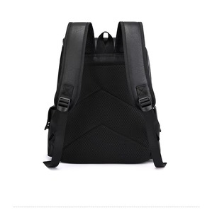 Heavy Duty Waterproof Genuine <b>Leather</b> Rucksack Vintage Anti-Theft <b>Laptop</b> <b>Backpack</b> for International Travel LBP-0416 - Product Image 4