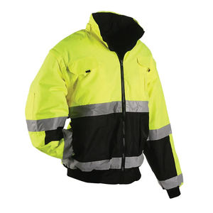Compra al por Mayor de Ropa de Seguridad, Uniformes Industriales Personalizados, Chaqueta de Trabajo Impermeable de Oxford con Mangas Extraíbles y Forro de Alta Visibilidad - Product Image 1