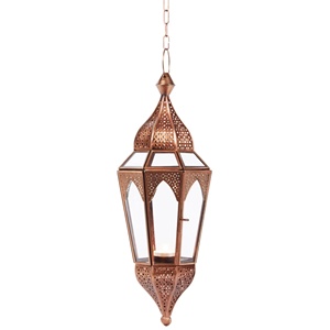 Latest Hot Selling Vintage Moroccan Style Metal Glass Candle <b>Lantern</b> Wall Hanging Home Decoration Lamp - Product Image 1