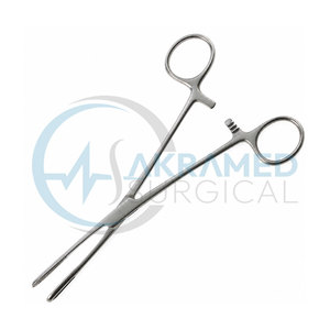 Pinces à éponges de haute qualité à mâchoires bouclées en acier inoxydable, réutilisables, instrument chirurgical certifié CE, pinces à pansements - Product Image 2