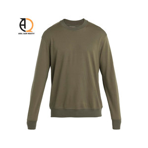 Sweat-shirt unisexe surdimensionné à col rond brodé de haute qualité en coton French Terry pour hommes - Product Image 3